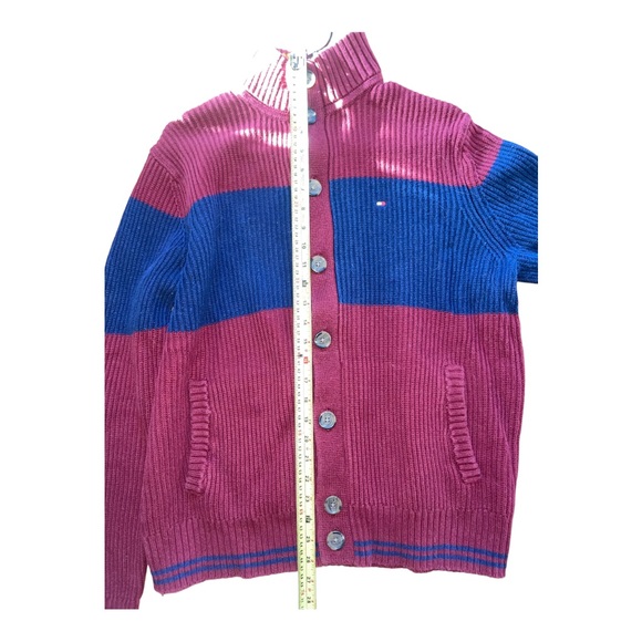 Tommy Hilfiger men’s cable knit cardigan button down sweater size : medium - Picture 7 of 10